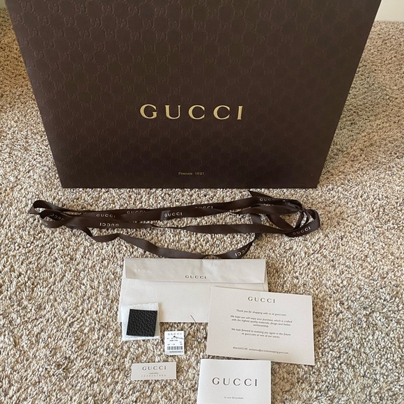 Authentic Black Leather Gucci Chain Soho Hobo Bag - Picture 15 of 15